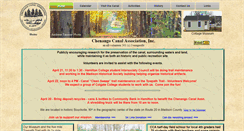 Desktop Screenshot of chenangocanal.org