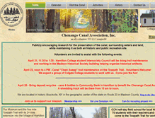 Tablet Screenshot of chenangocanal.org
